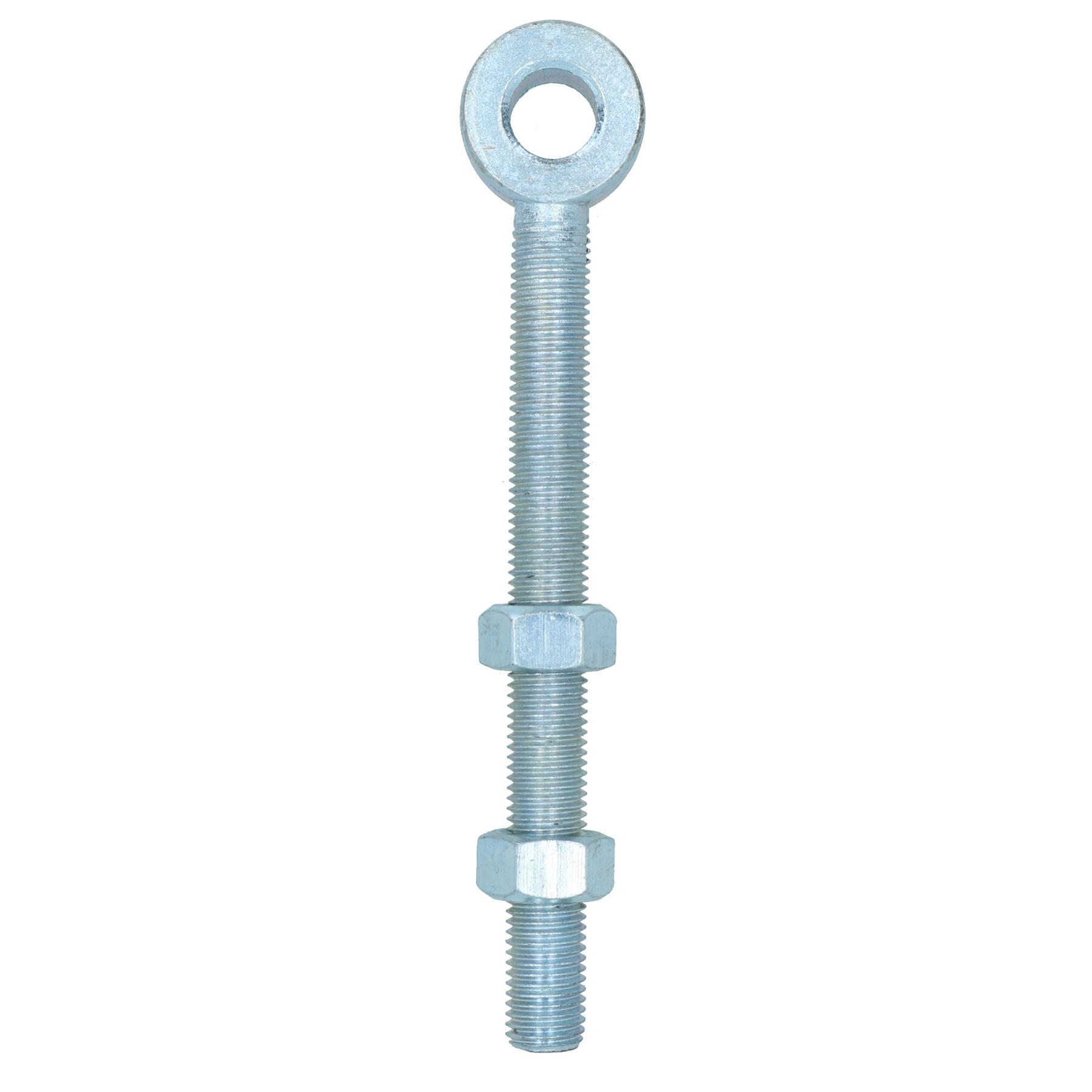 Swing Gate Long Eye Bolts Hinge + Nuts Adjustable Zinc Plated 12mm – 24mm - Picture 43 of 66