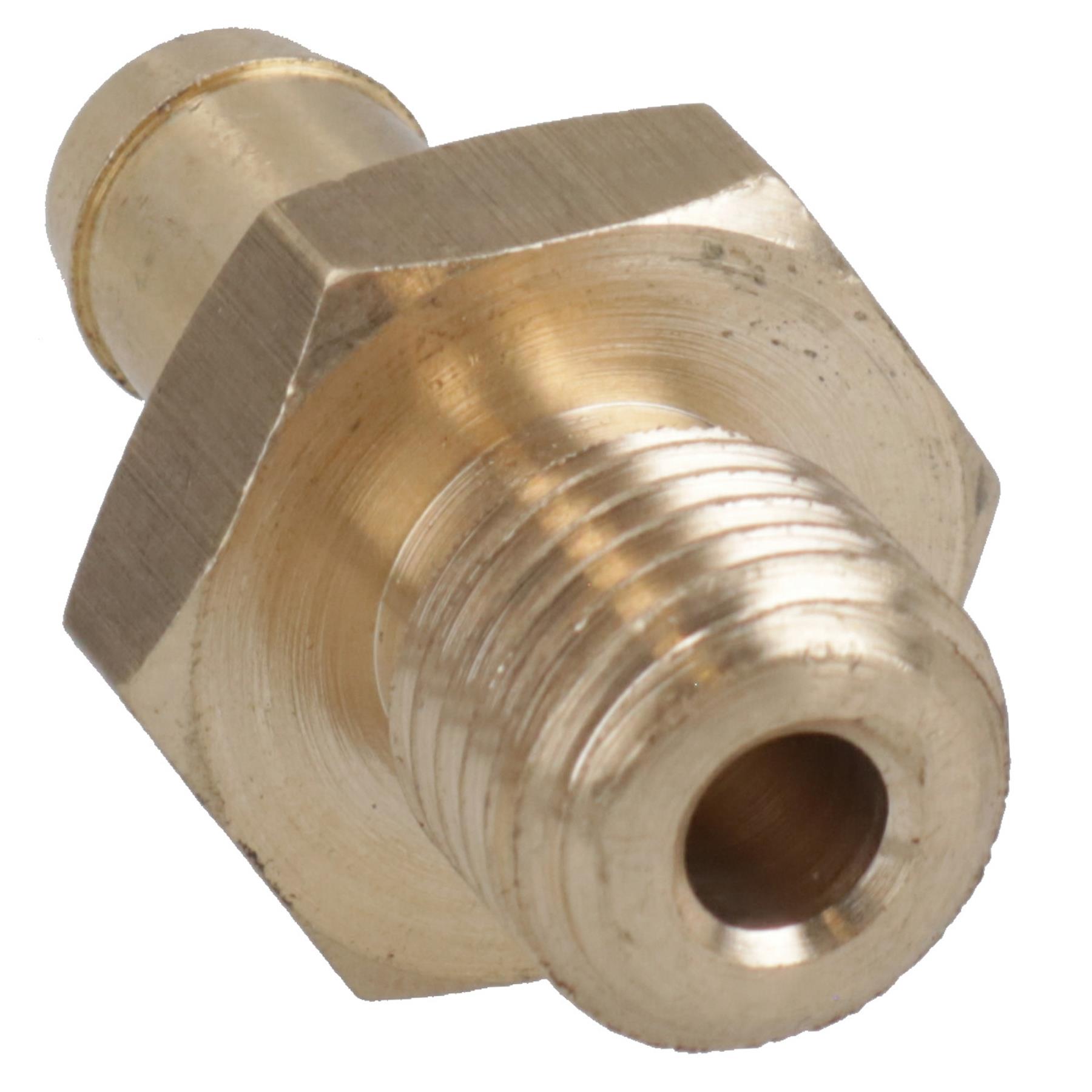 Conector adaptador de cola de manguera de tubo de freno de latón 7/16 macho - 5/16 UNF - Imagen 17 de 21