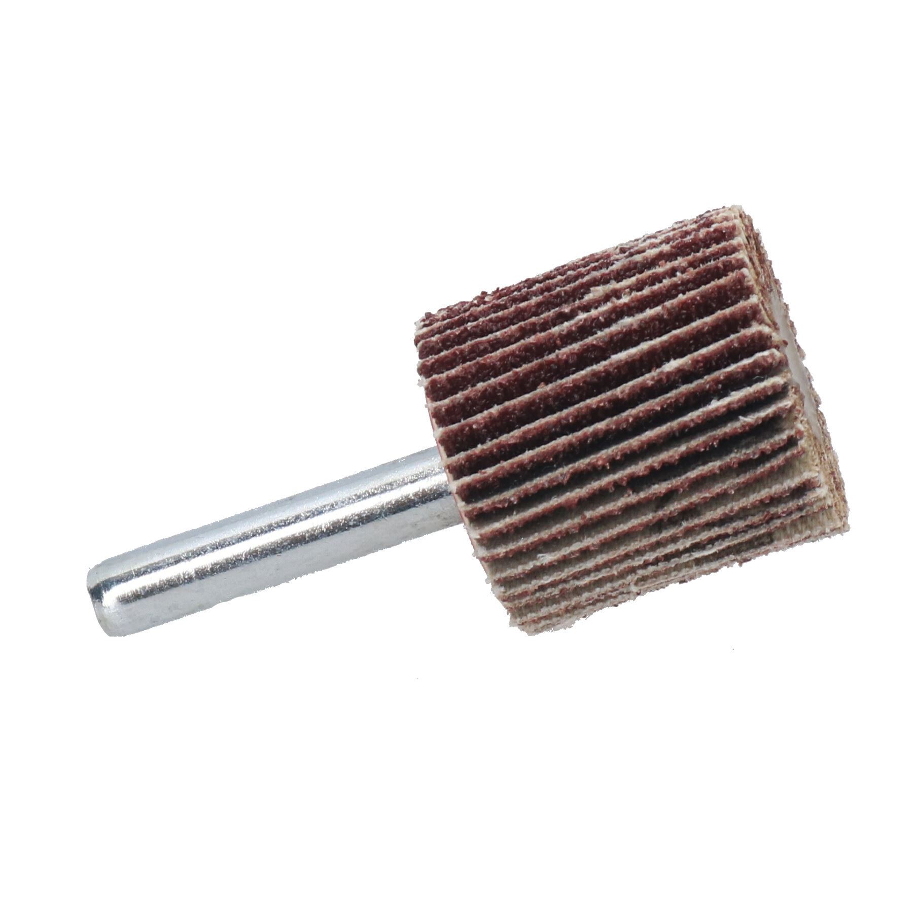 60 Grit 25mm Flap Wheel Disc Abrasive Sanding Pads For Drills 6mm Shank