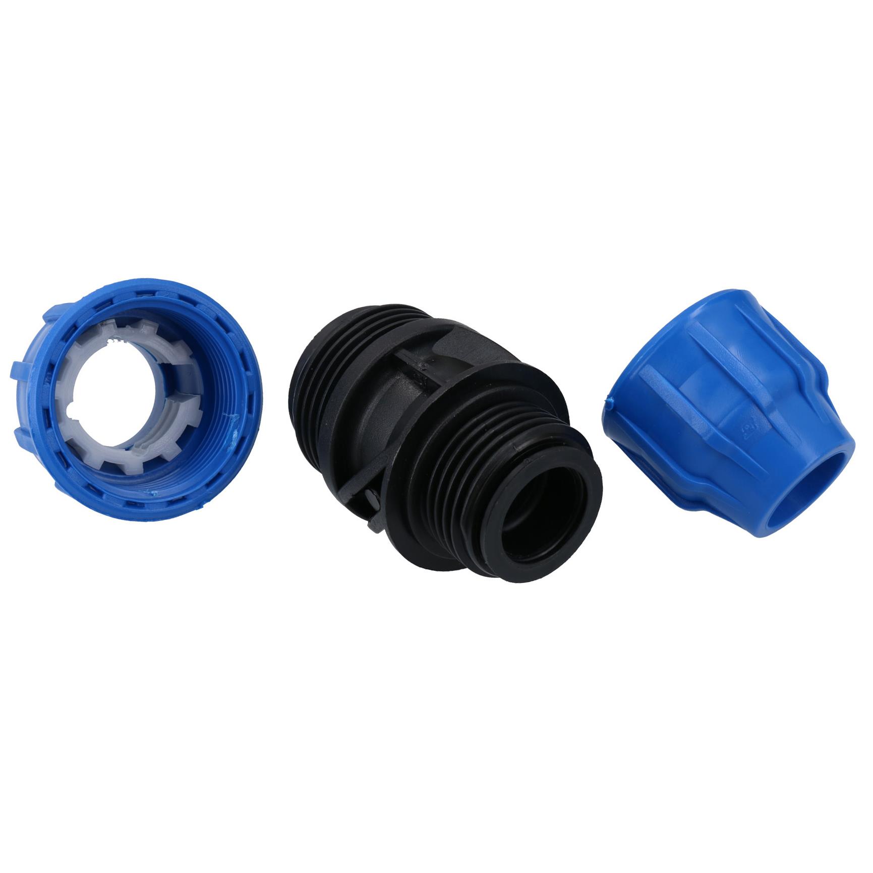 32mm x 25mm MDPE Reducing Coupler Pipe Union Cold Water System Fitting - Picture 12 of 19