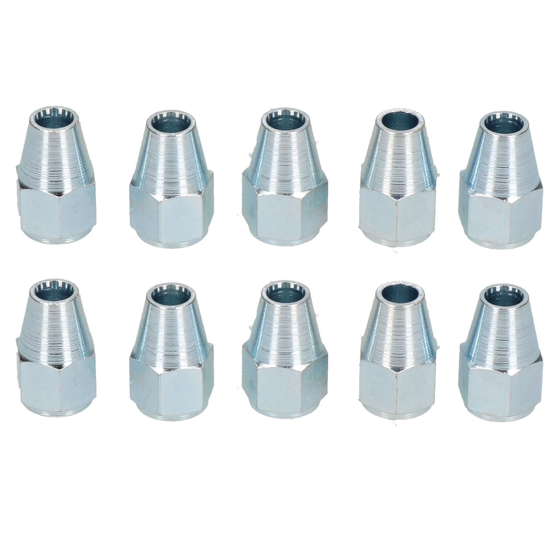 Female Brake Pipe Union Fittings Fixings for Copper Nickel Pipes 1/4 - 1/2 Pipe - Picture 3 of 9