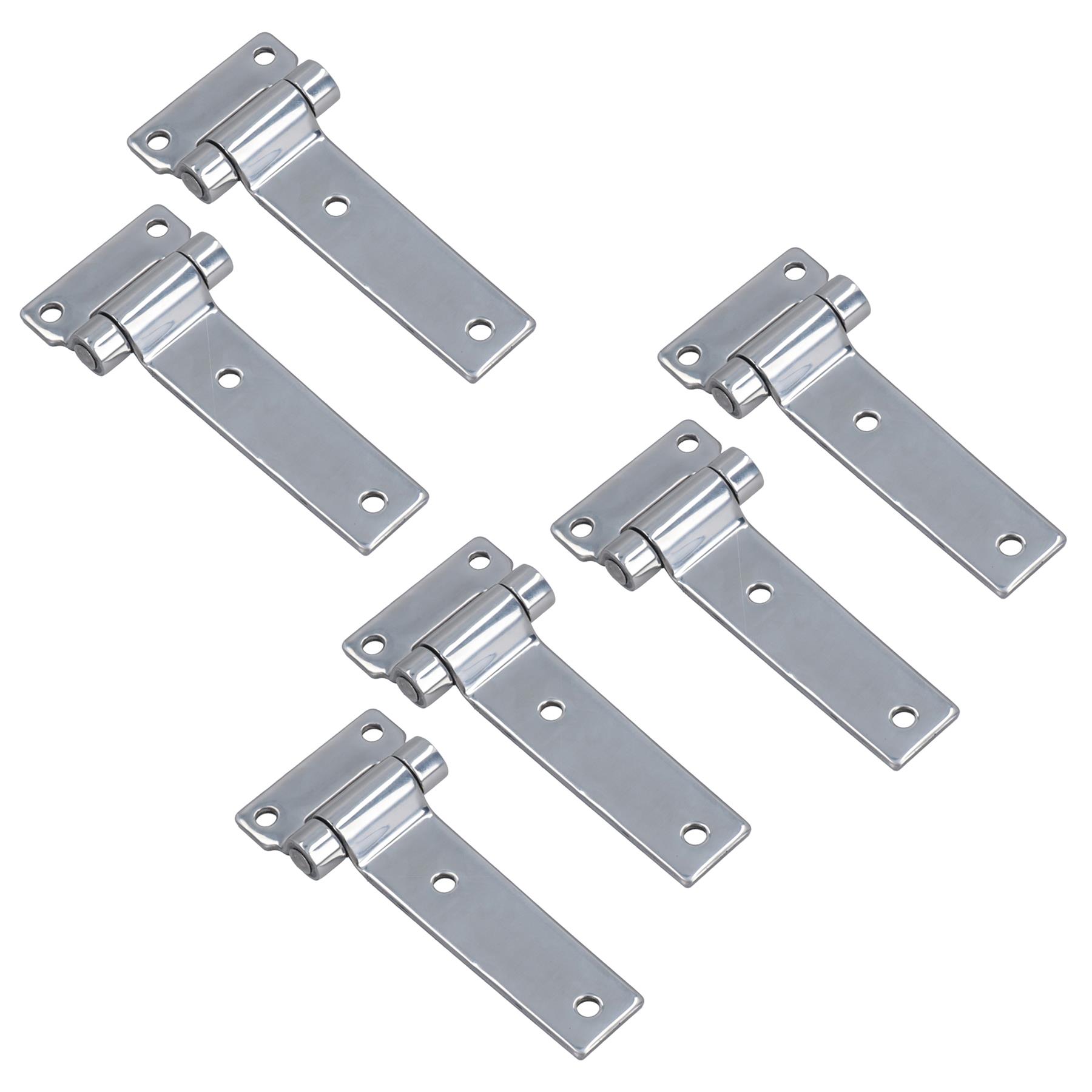 316 Stainless Steel Bolt on Door Hatch Hinge Bracket Fastener Marine 105mm - Picture 19 of 30