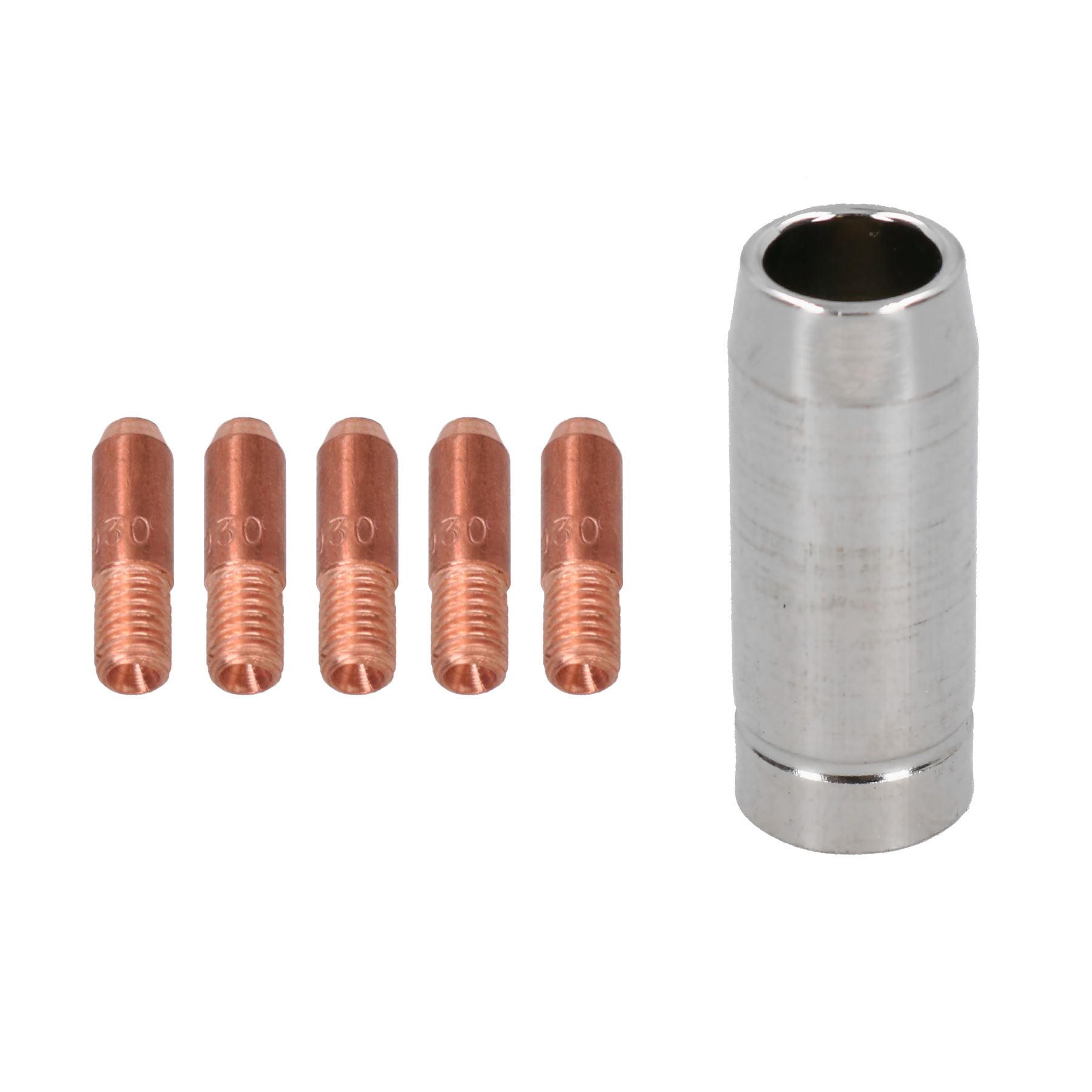 0.6 - 1.0mm Mini Contact Tips & 1 Shroud Hobby Welding Torch Welder MIG Gas - Picture 6 of 15