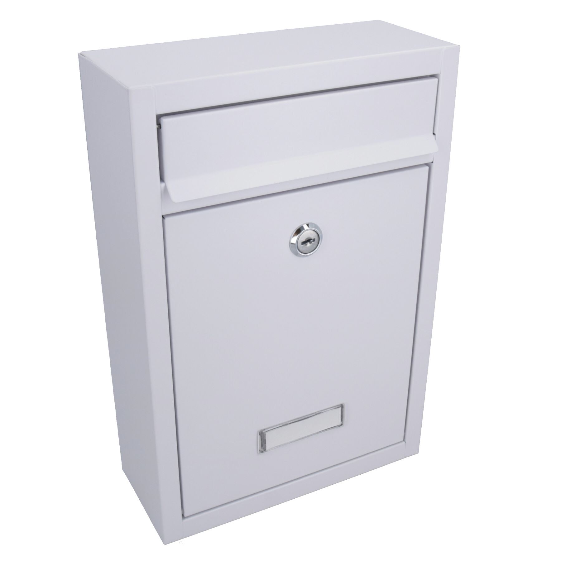 Modern Style Letter Post Mail Box Metal Wall Door Gate House Lockable Garden - Picture 16 of 18