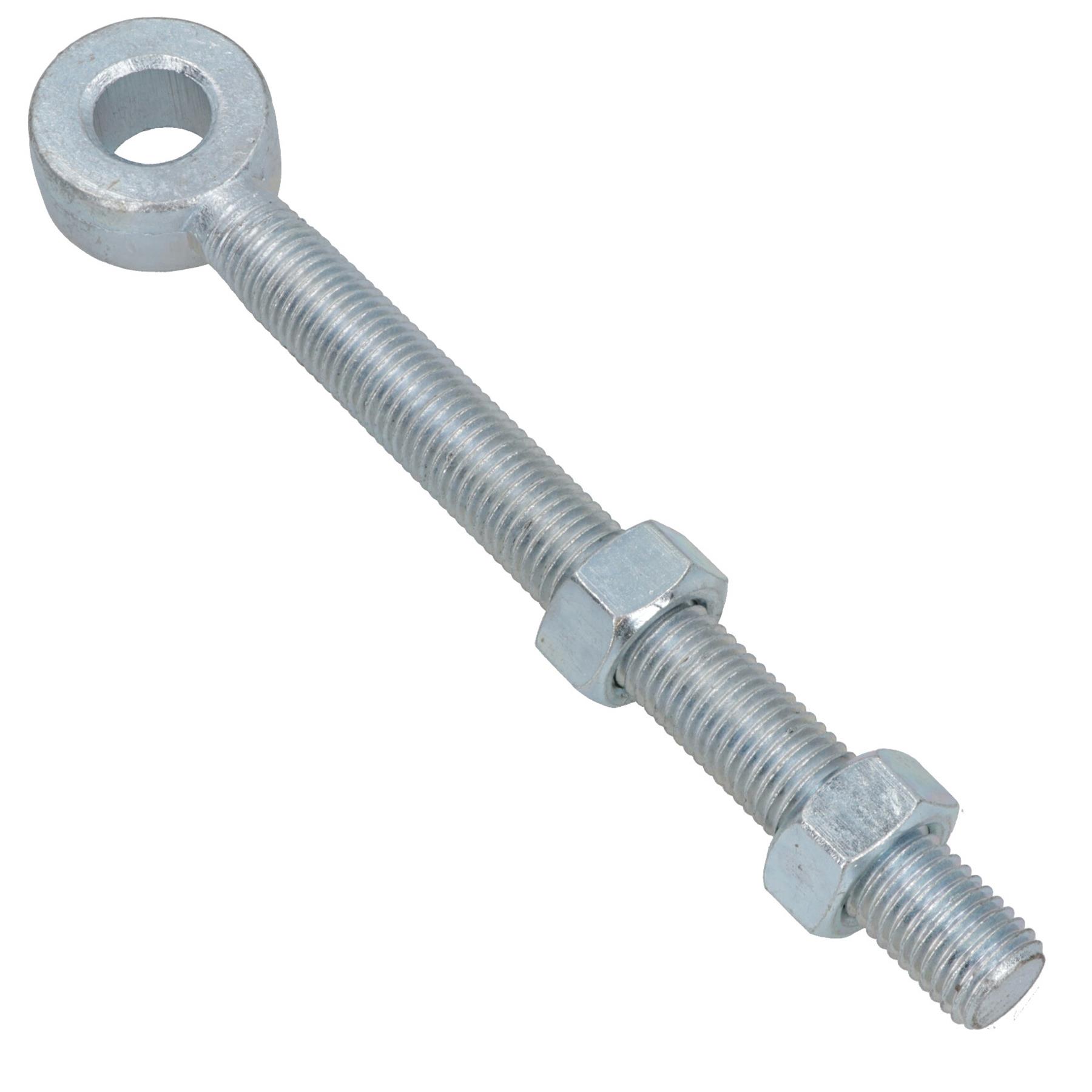 Swing Gate Long Eye Bolts Hinge + Nuts Adjustable Zinc Plated 12mm – 24mm - Picture 38 of 66