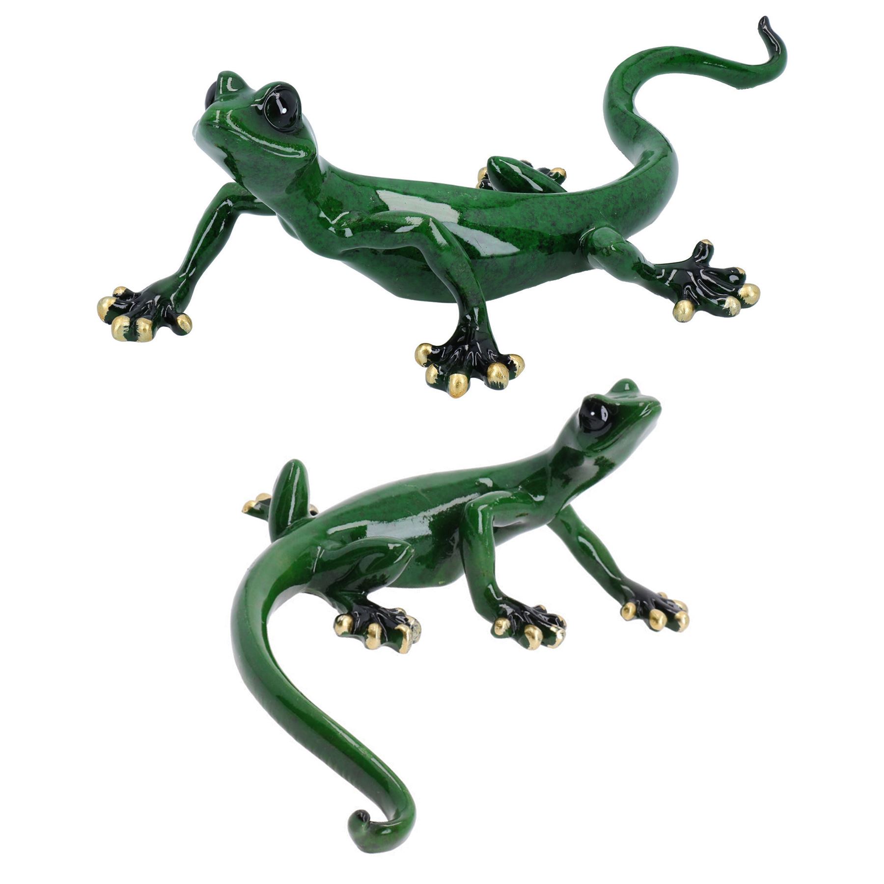 Gecko Lizard Resin Wall Shed Fence Sculpture Decor Statue Ornament House - Picture 28 of 29