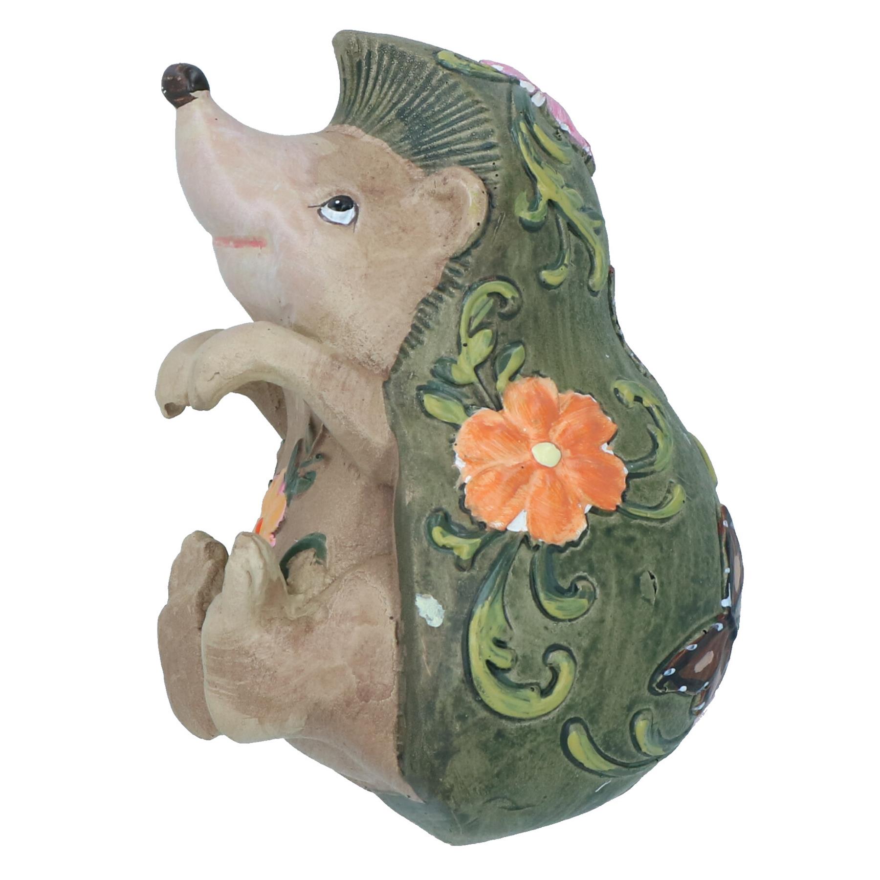 Hedgehog Rabbit Turtle & Snail Plant Pot Hanger Garden Ornament Statue Vase - Picture 3 of 27