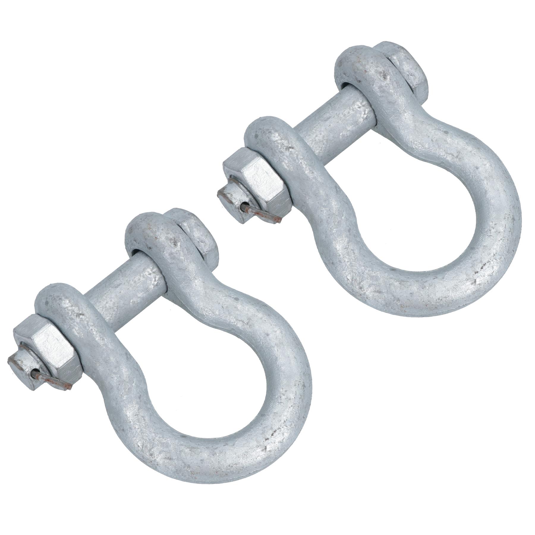 Verzinkter Bogenschäkel Sicherheitsnadel 7/8 Zoll (22 mm) 6,50 T nach US Fed Spec - Bild 8 von 21