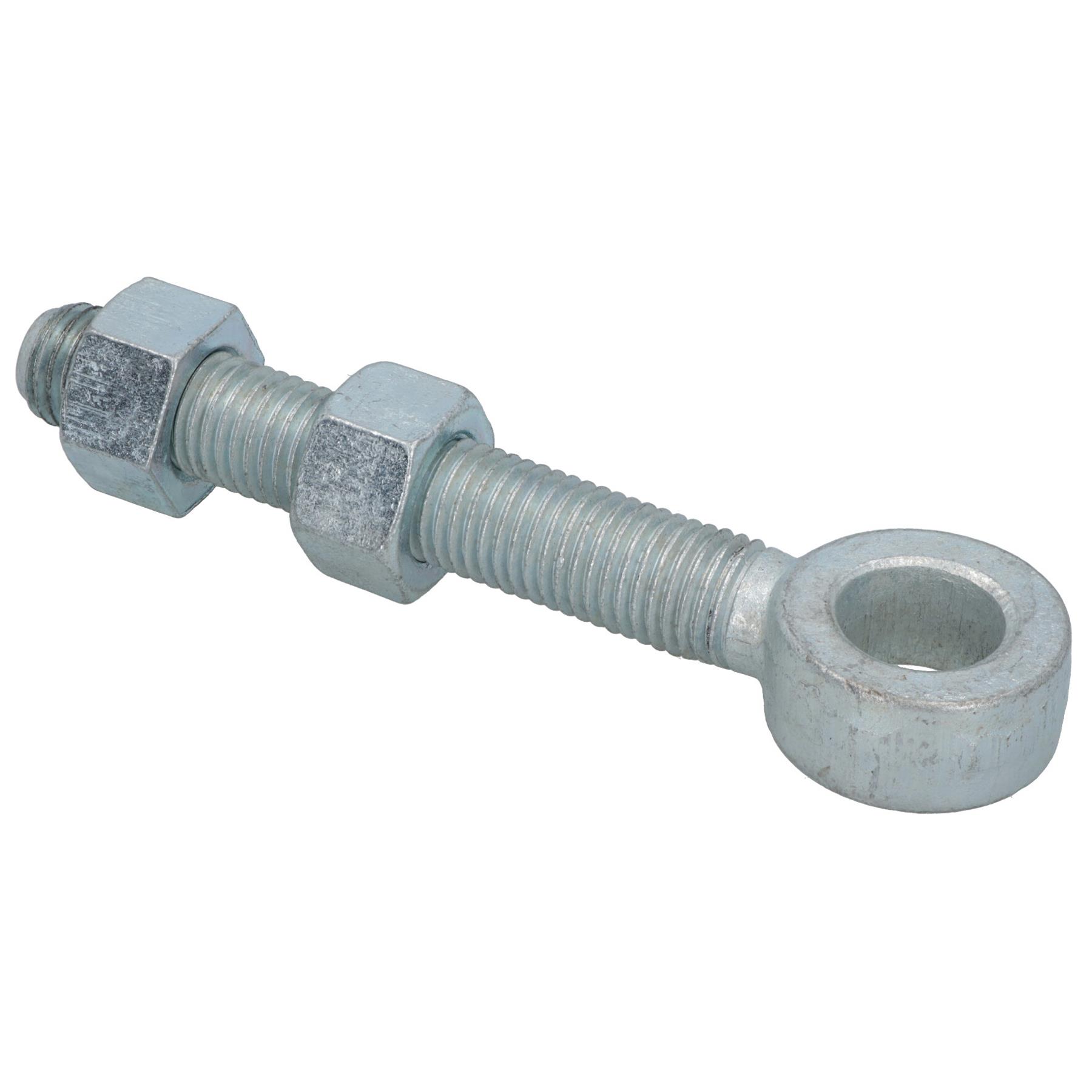 Swing Gate Long Eye Bolts Hinge + Nuts Adjustable Zinc Plated 12mm – 24mm - Picture 57 of 66