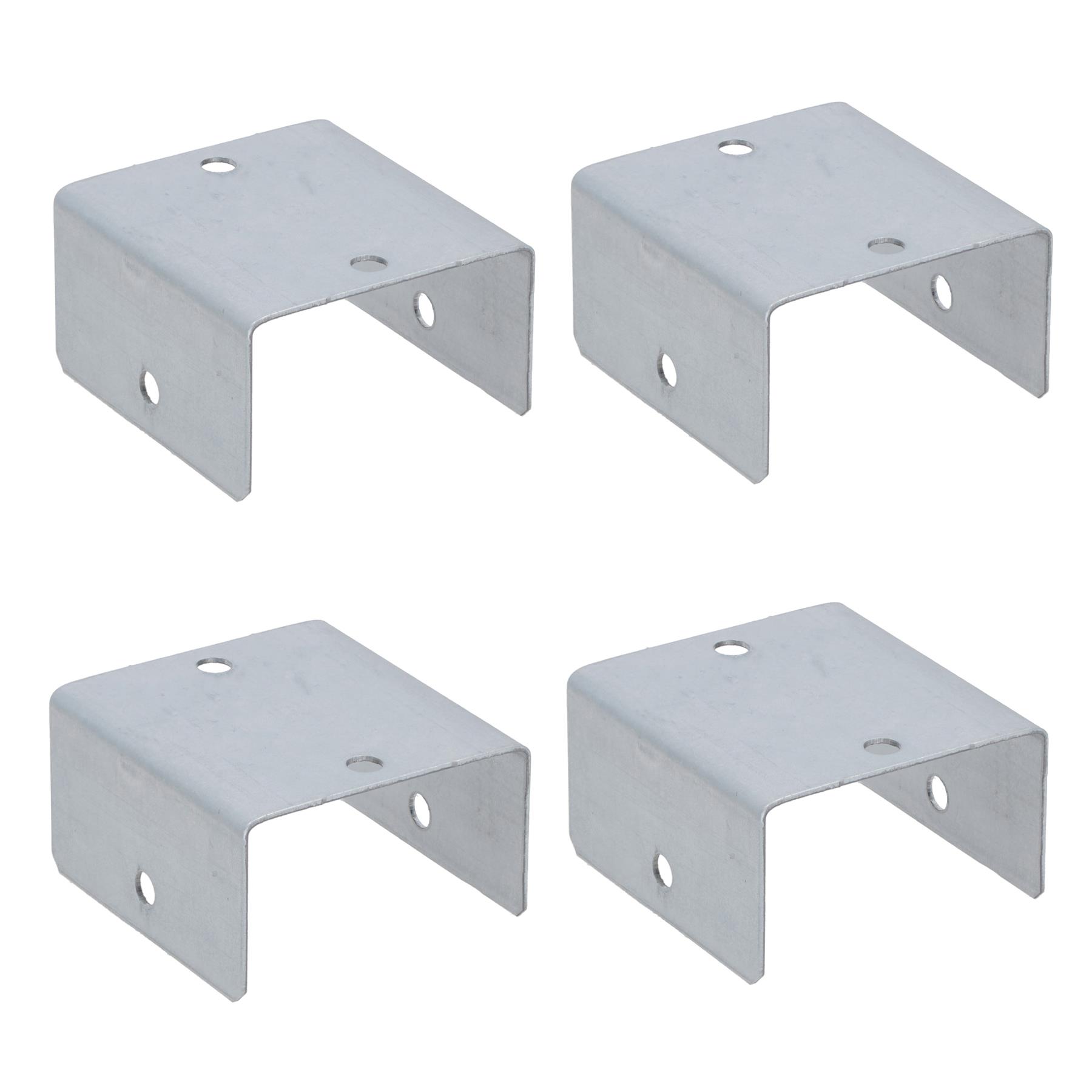 Clip de panel de valla 44 mm o 50 mm soporte de acero galvanizado soporte poste de enrejado - Imagen 17 de 52