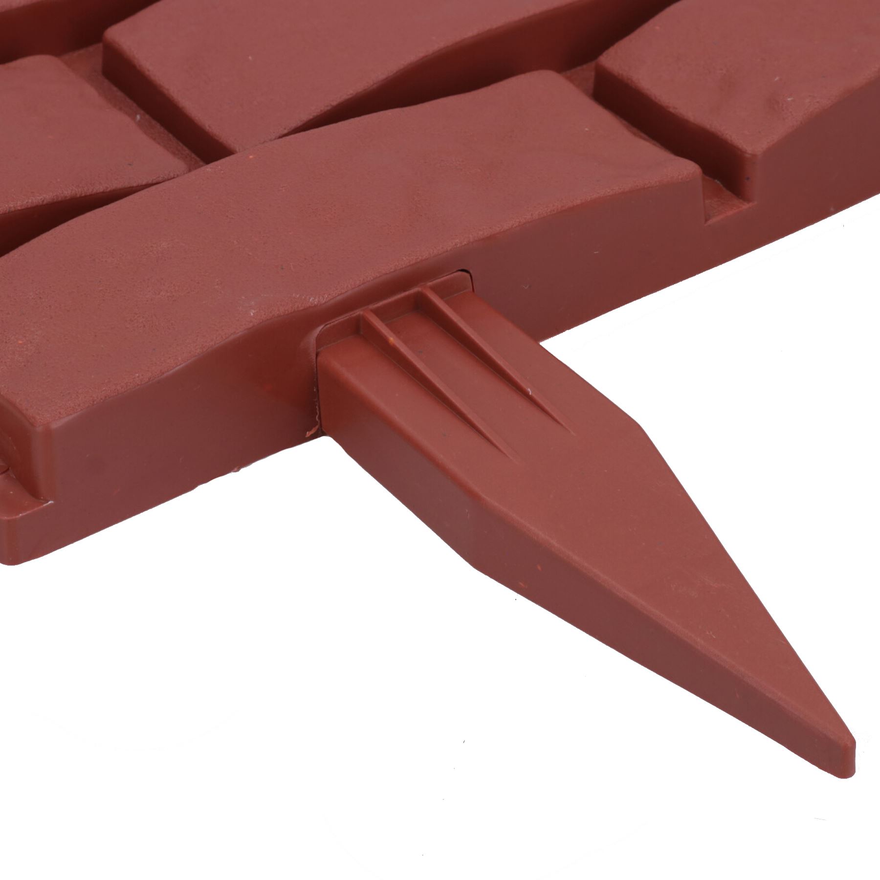 Brick Terracotta Effect Garden Lawn Edging Border Bordering Separator Plastic - Picture 24 of 31