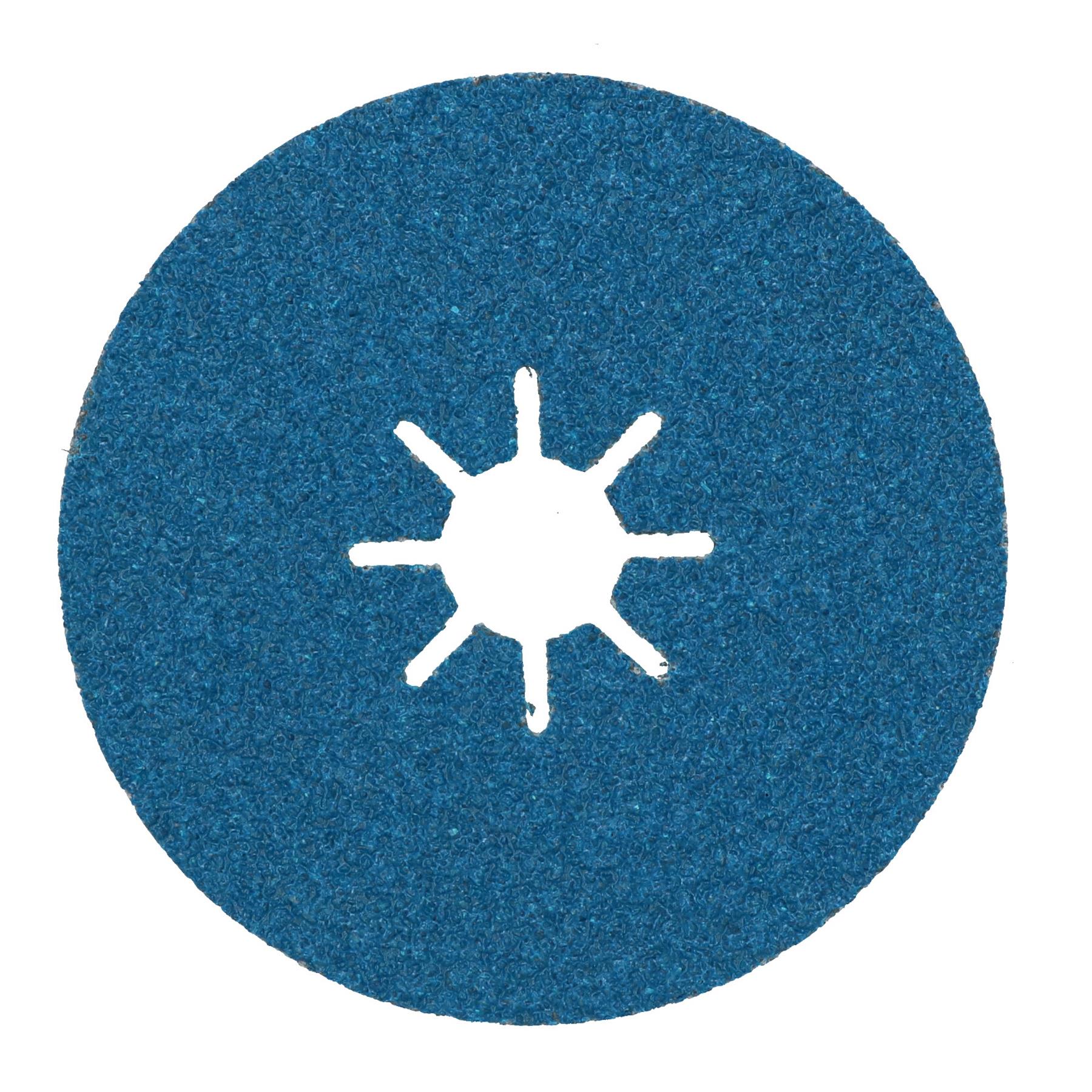 115mm 36 Grit Fibre Zirconium Oxide Abrasive Discs Sanding Grinding Removal - Picture 10 of 21