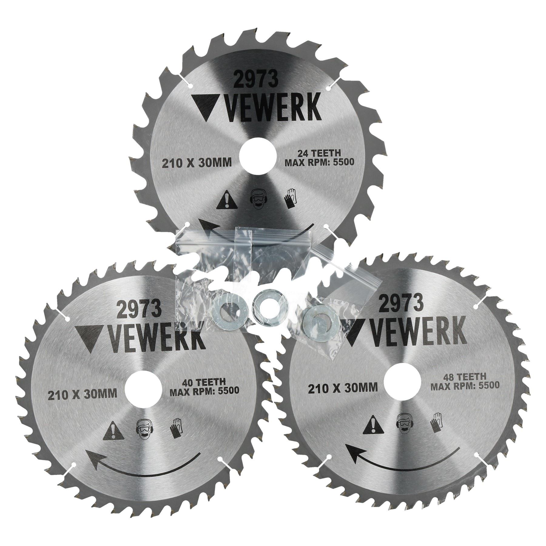 Tungsten Carbide Tipped TCT Circular Saw Blades Blade 20 24 36 40 48 60 Teeth - Picture 6 of 9