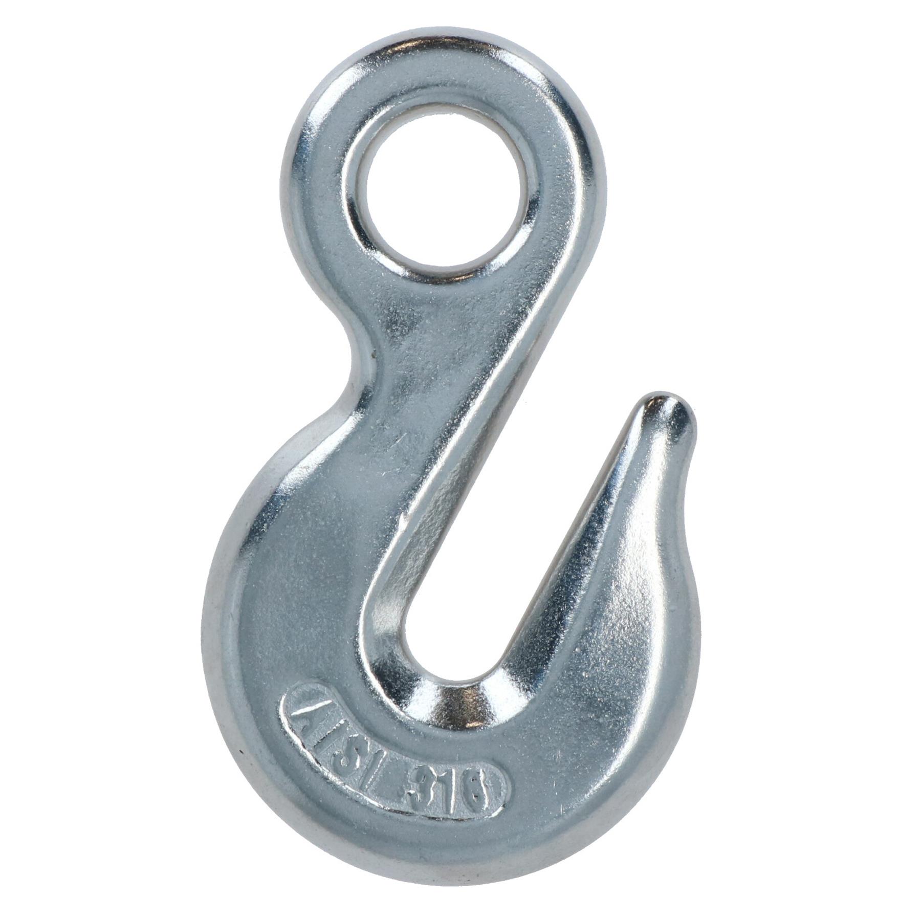 Gancho de agarre de ojo de 8 mm (5/16 pulgadas) soporte de cadena de acero inoxidable 316 elevación marina - Imagen 19 de 21