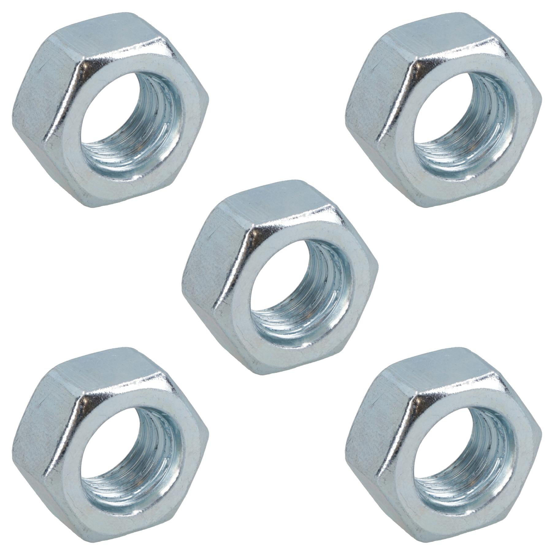 Sujetador de tuerca hexagonal completa M12 x 1,75 mm tuercas métricas hexagonales grado 8 galvanizado - Imagen 2 de 36