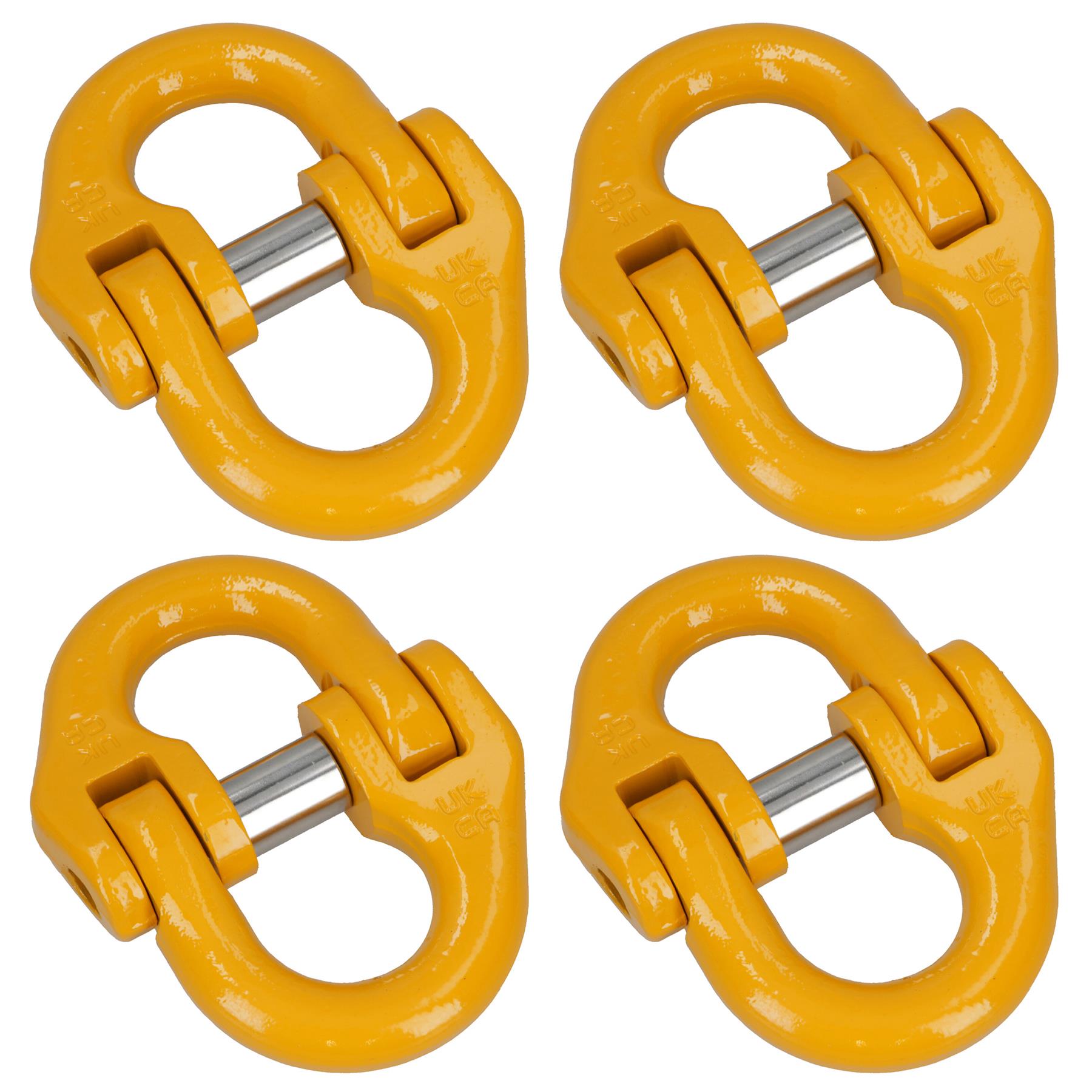 Conector de componente de elevación de remolque de 10 mm cadena de remolque de seguridad 3,15 toneladas WLL - Imagen 17 de 22