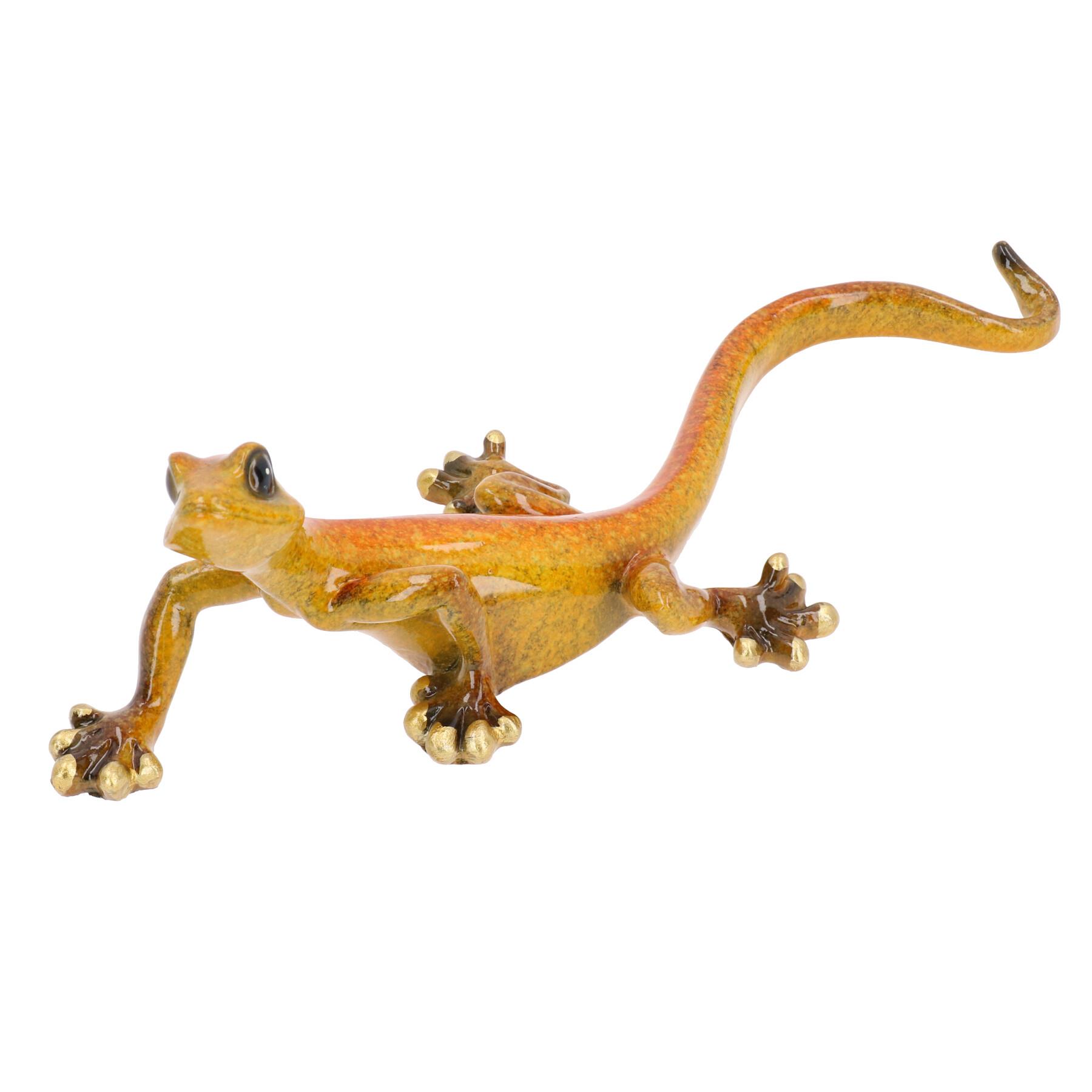 Gecko Lizard Resin Wall Shed Fence Sculpture Decor Statue Ornament House - Picture 9 of 29