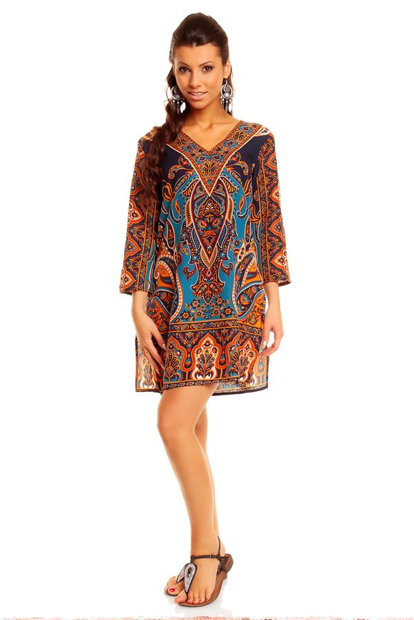 Womens midi cocktail dress with sleeves top