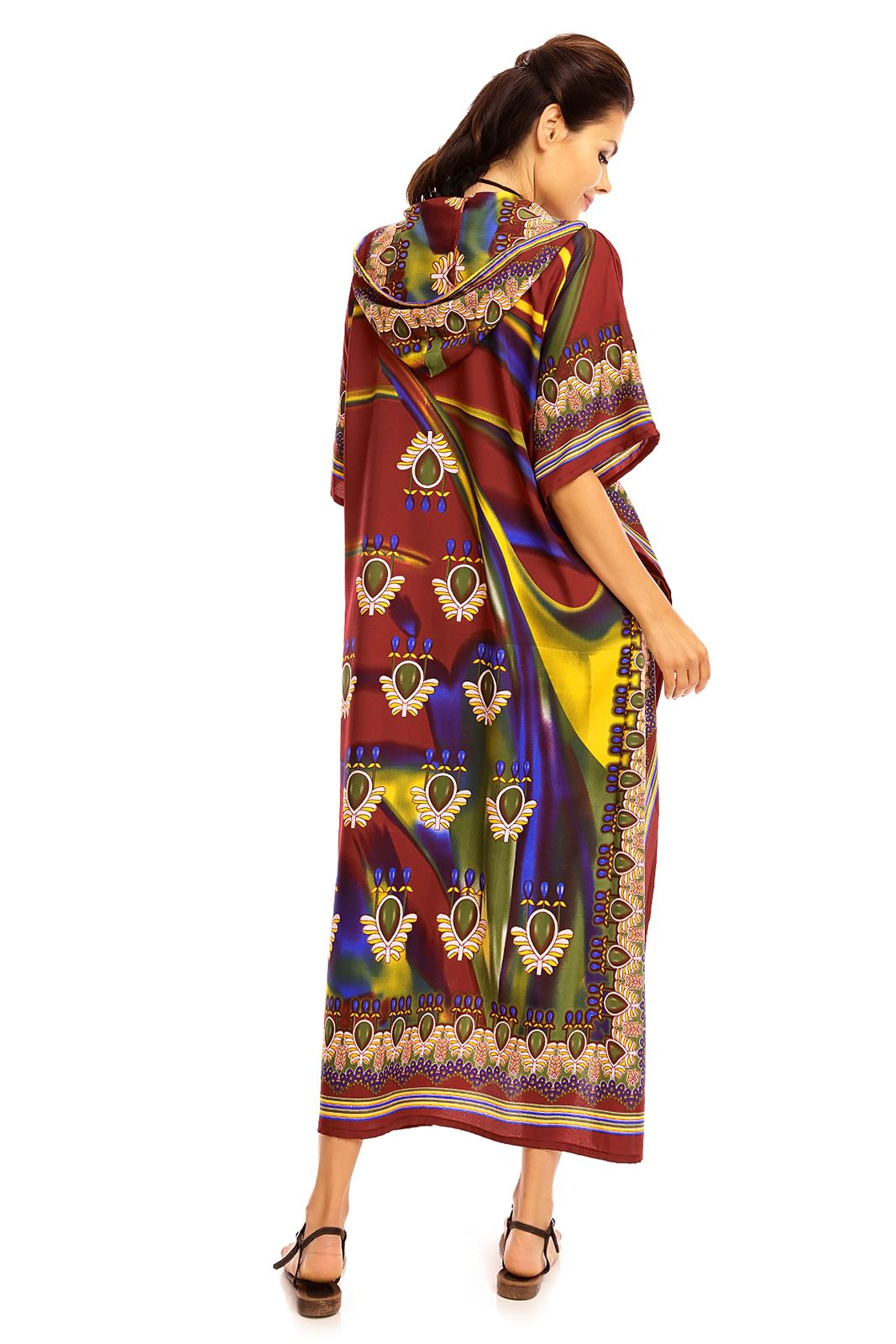 Robe Longue Looking Glam Kimono Ouvert Kaftan de Style ...