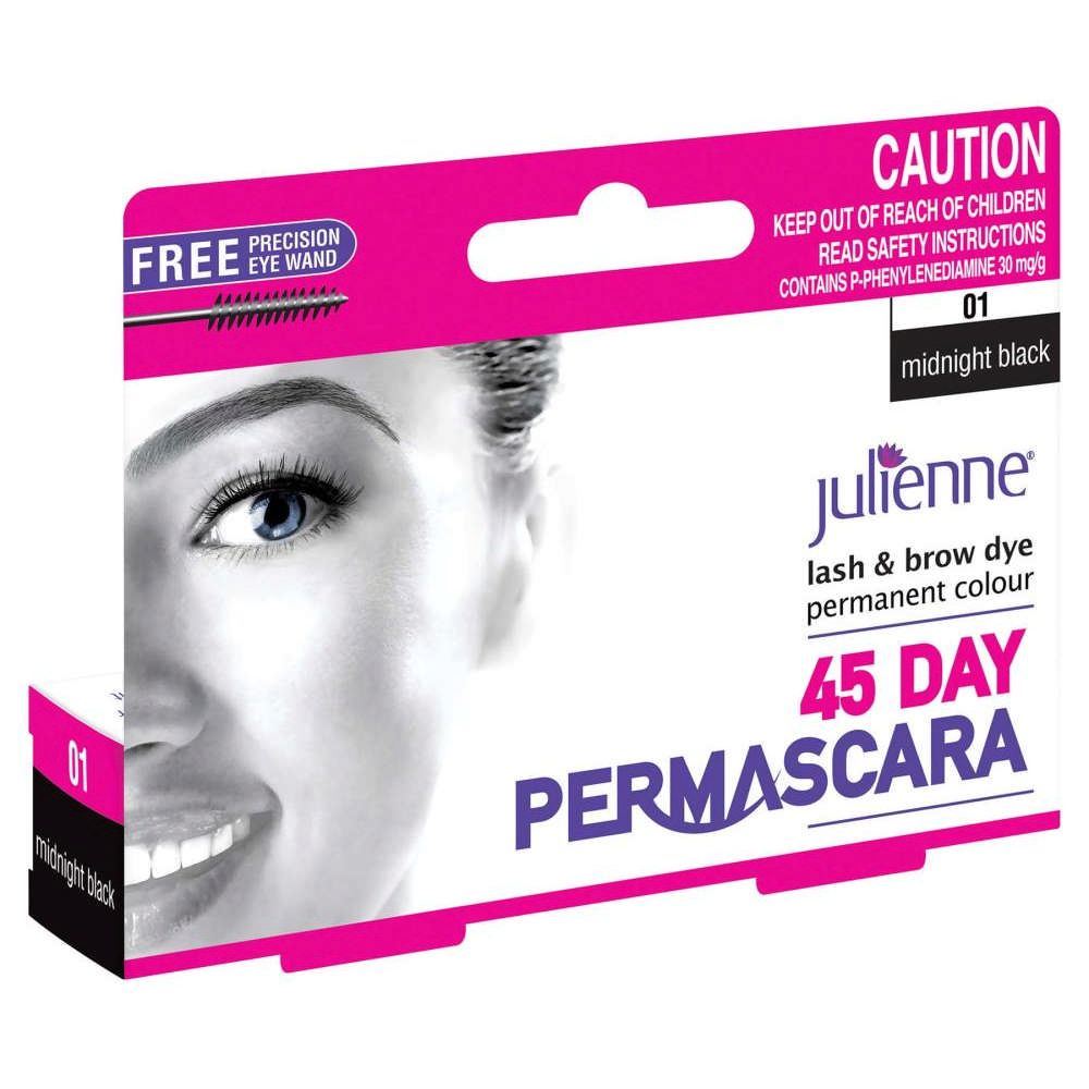 Julienne Eyebrow Eyelash Tint Tinting Dye Kit Brush Dish Eye Lashes