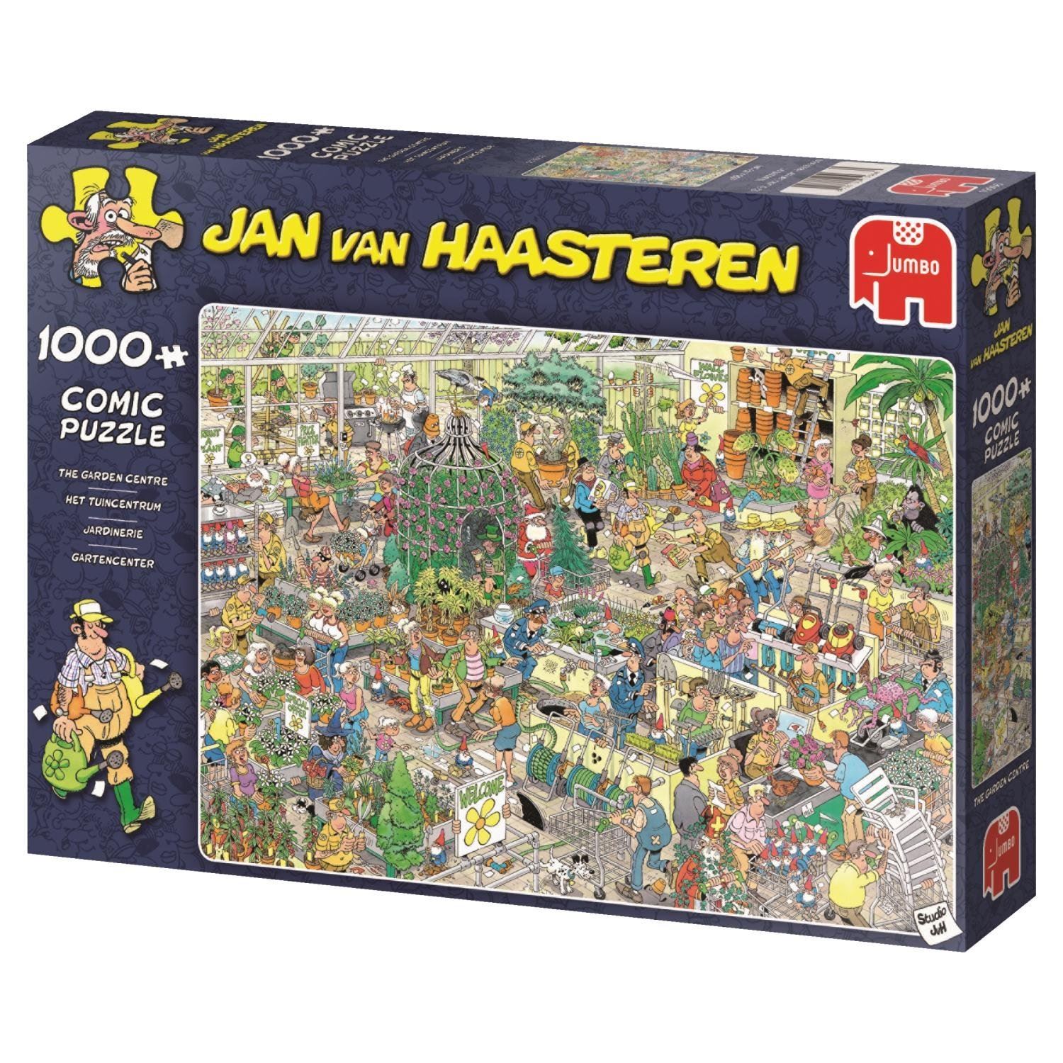 Jan Van Haasteren 1000 Piece Jumbo Jigsaw Puzzle The Garden Centre