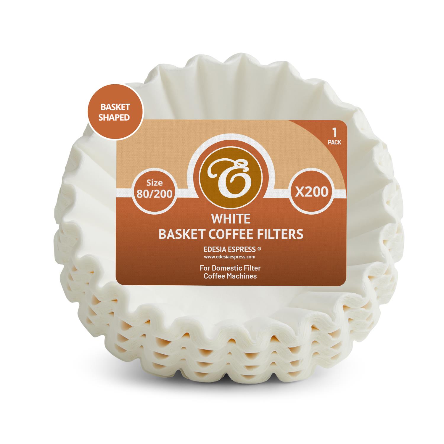 2 Pint / 8 to 12 Cup Basket Coffee Filter Papers 200/80mm - Picture 6 of 15