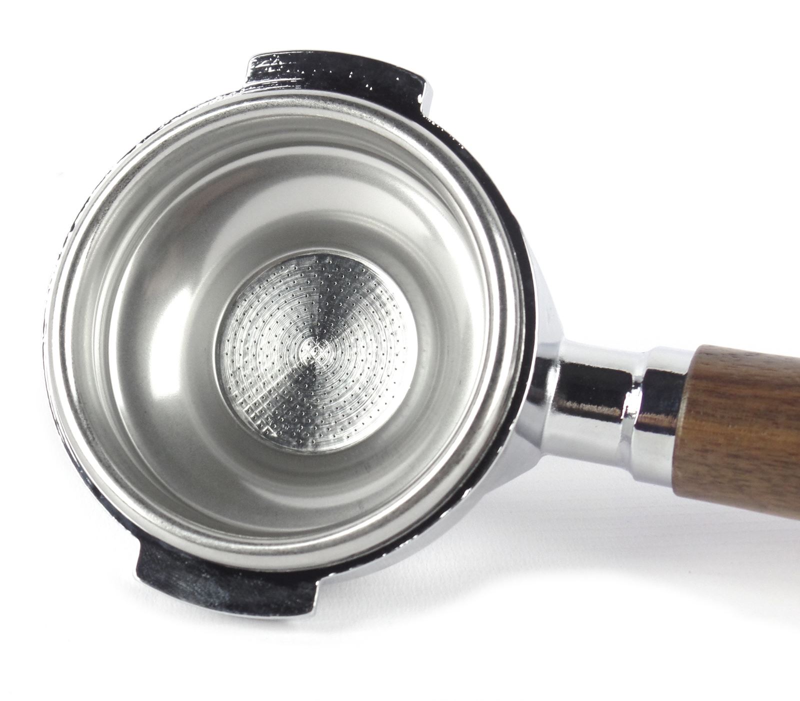 ECM Portafilter Coffee Espresso Machine Walnut Handle 1 Spout, 7g Basket eBay