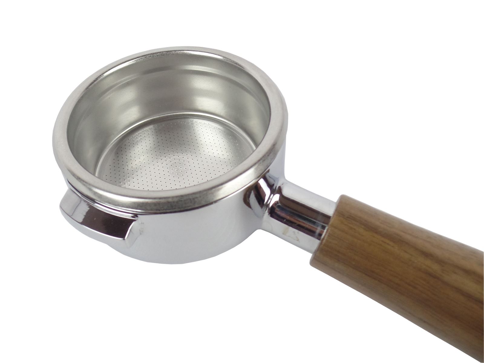 LA CIMBALI Bottomless Portafilter Espresso Walnut Handle Triple Shot