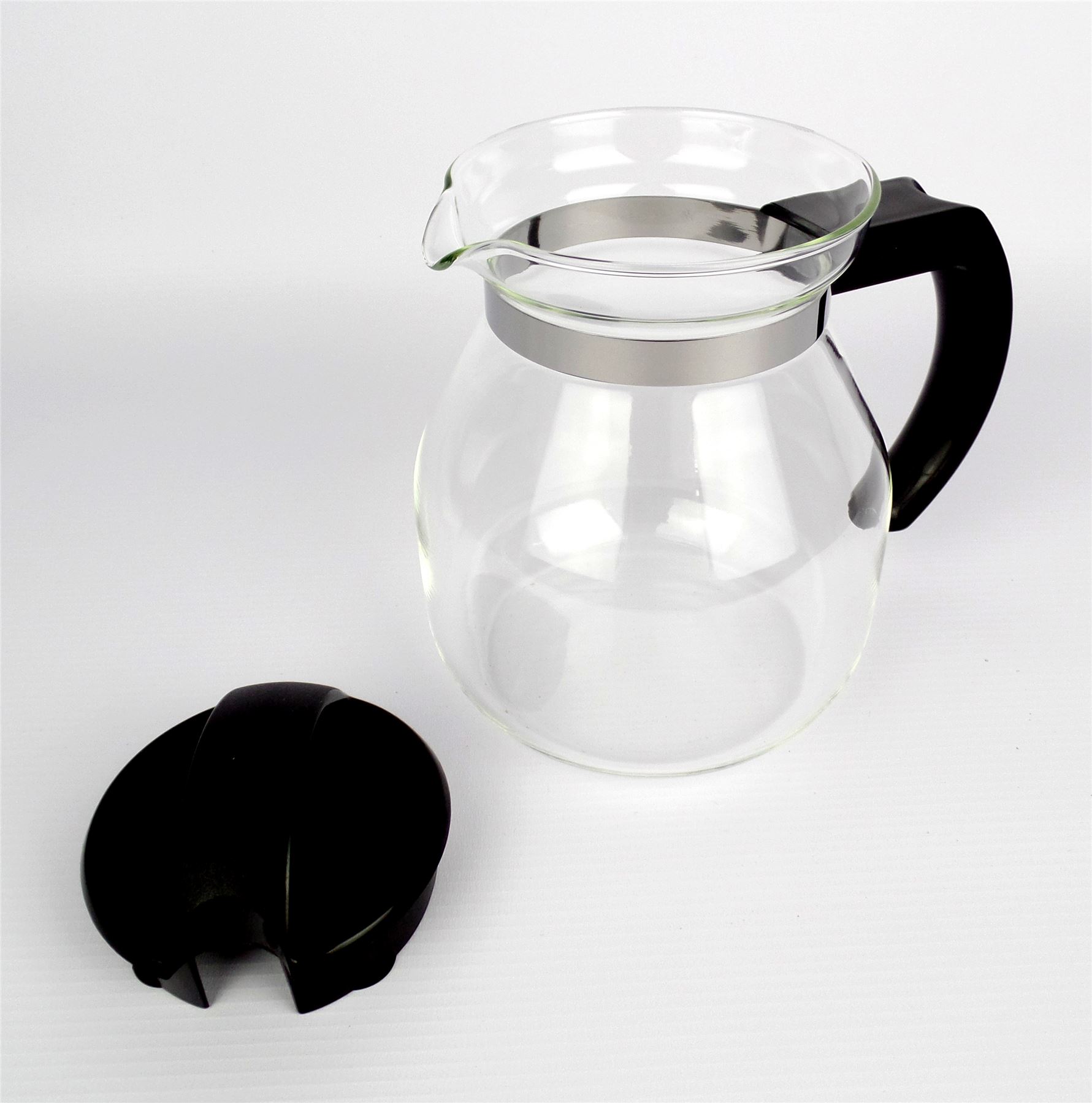 1 Litre Glass Coffee Jug For Filter Paper Dripper Cones Maker Brewer