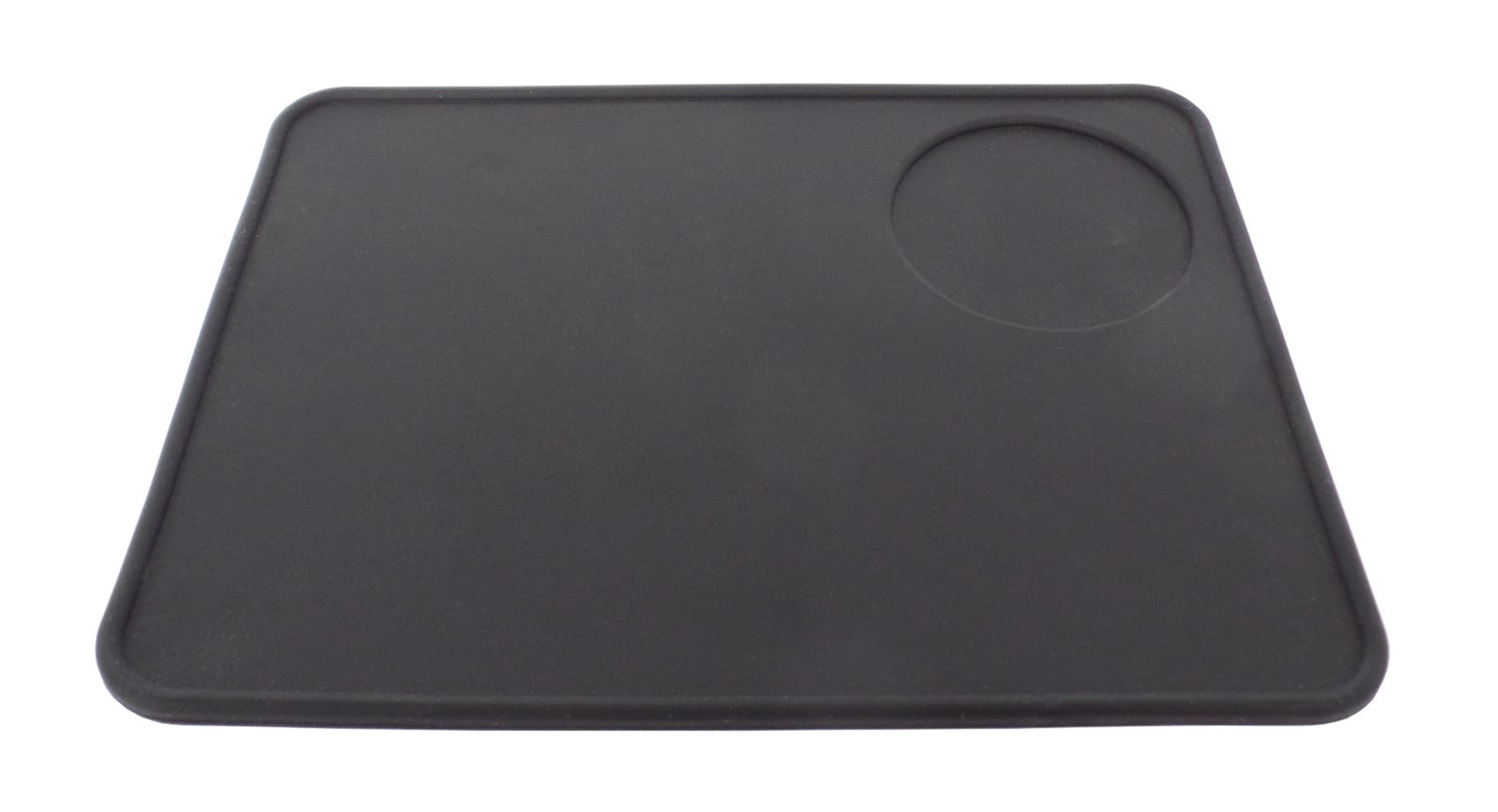 Coffee Espresso Flat Tamping Tamper Mat, Black Food Grade Silicone