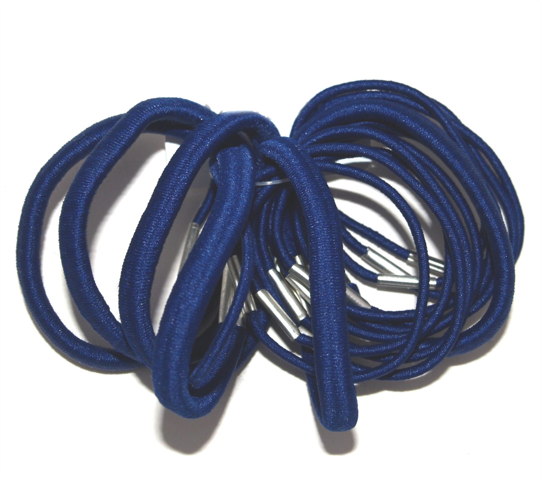 18 Royal Blue Thick And Thin Hair Elastics Hair Bands Bobbles School