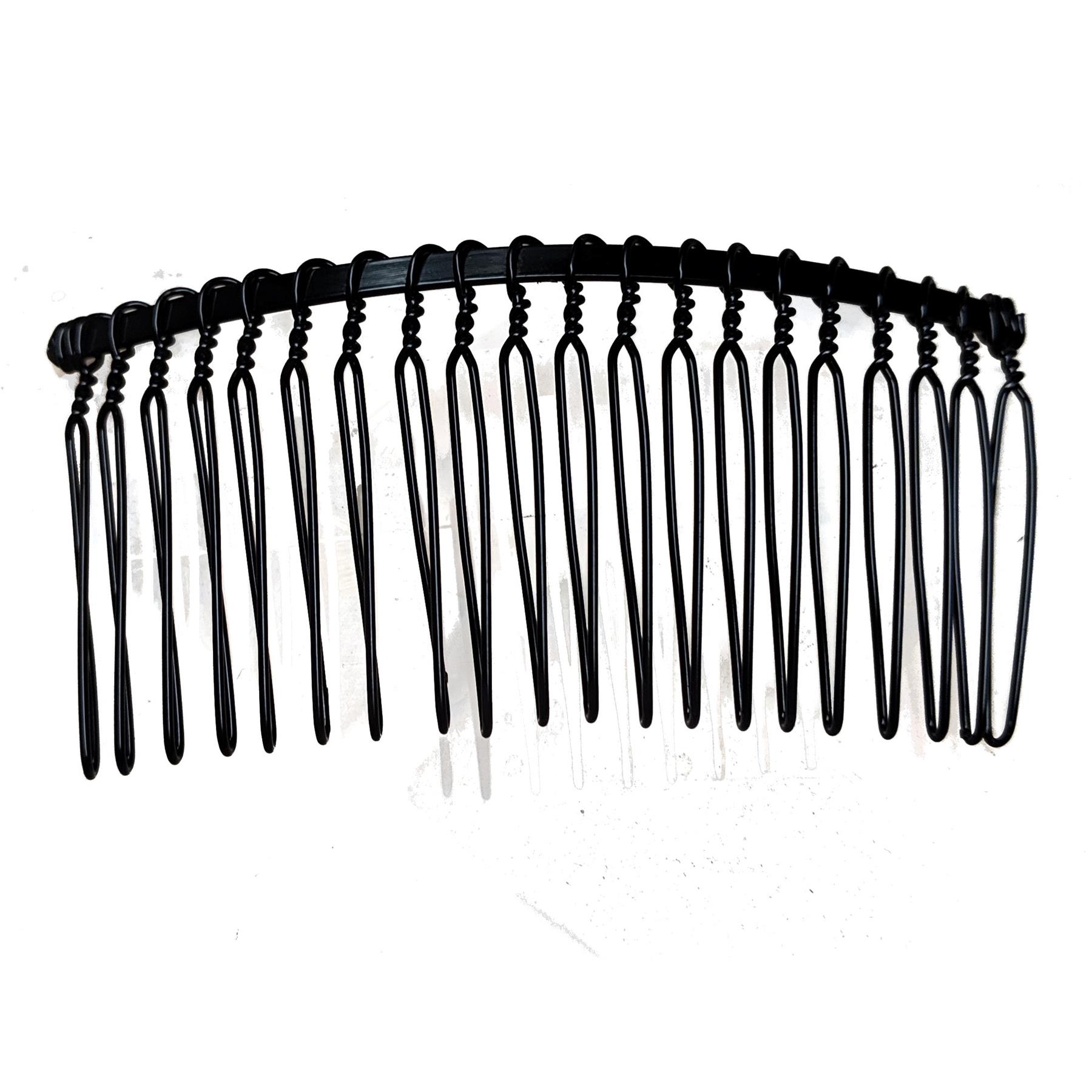 8.5cm Black Metal Side Hair Combs Slides Clips Hair Accessories eBay