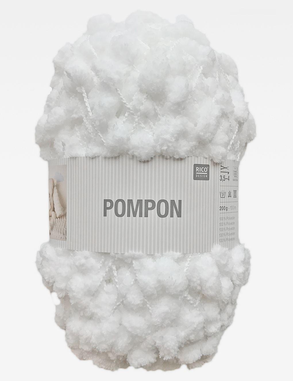 RICO PomPon Pom Pom Wool Yarn 200g ALL STYLES UK Stockists eBay