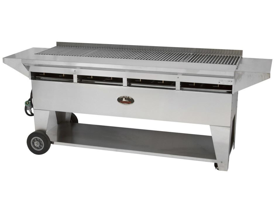Lazy Man Model A4 Elite Gourmet Series Natural Gas Stainless Steel