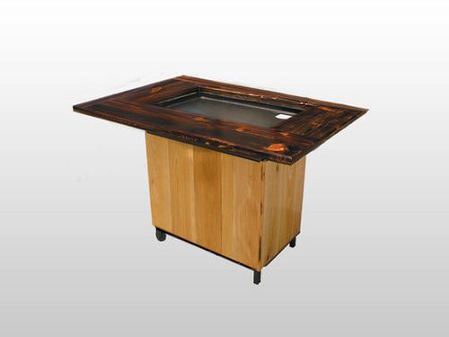 Backyard Hibachi Flattop Propane Gas Grill - Torched Cypress (867038000118)