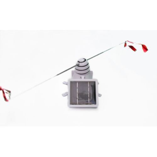 White Bird B Gone MMRPSLR-1 Solar Powered Bird Repeller 4-Piece