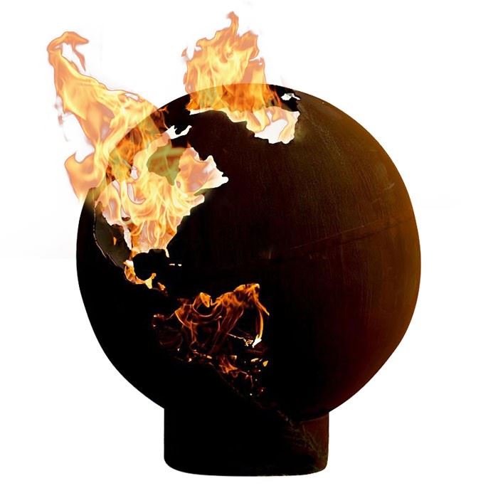 Third Rock 36" Match Lit Fire Pit with Brass Burner LP 785696466063