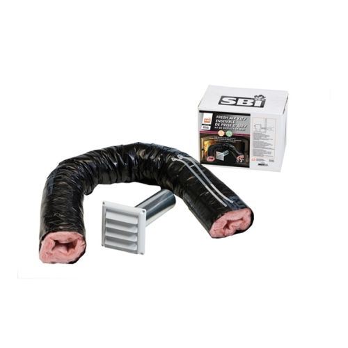 Osburn AC01240 Fresh Air Intake Kit for Pellet Stove 3" x 5' eBay