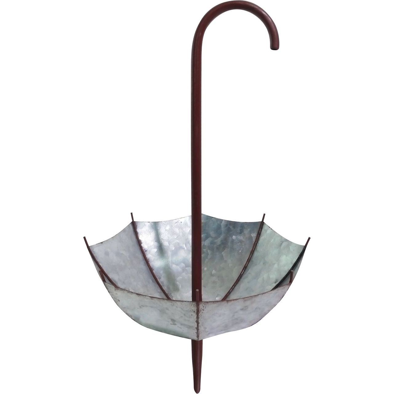 Alpine JUM244HHS 19'' Rustic Outdoor Upside Down Umbrella Planter