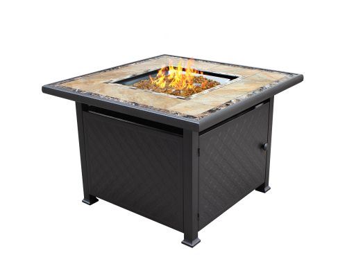 Az Patio Heaters Gft 51030a Square Tile Fire Pit In Bronze