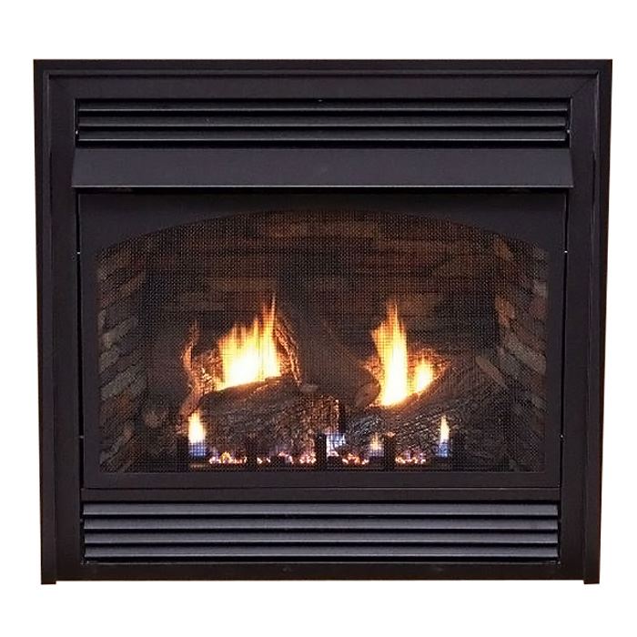 Premium 36" VentFree Thermostat Control LP Fireplace with Blower