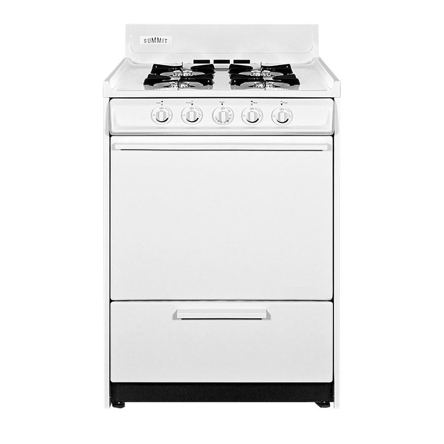 Summit 24" Gas Range with Electronic Ignition White 761101012407 eBay