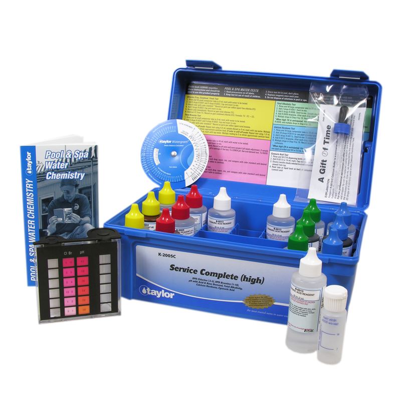 Taylor Technologies TTK2005C Com Liquid DPD Test Kit with 2 oz Reagents