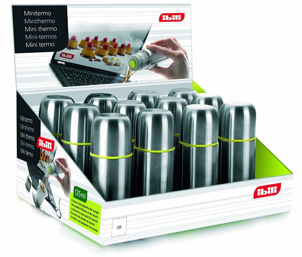 Ibili Minithermo Mini Thermos Vacuum Flask Stainless Steel 125ml, 150ml