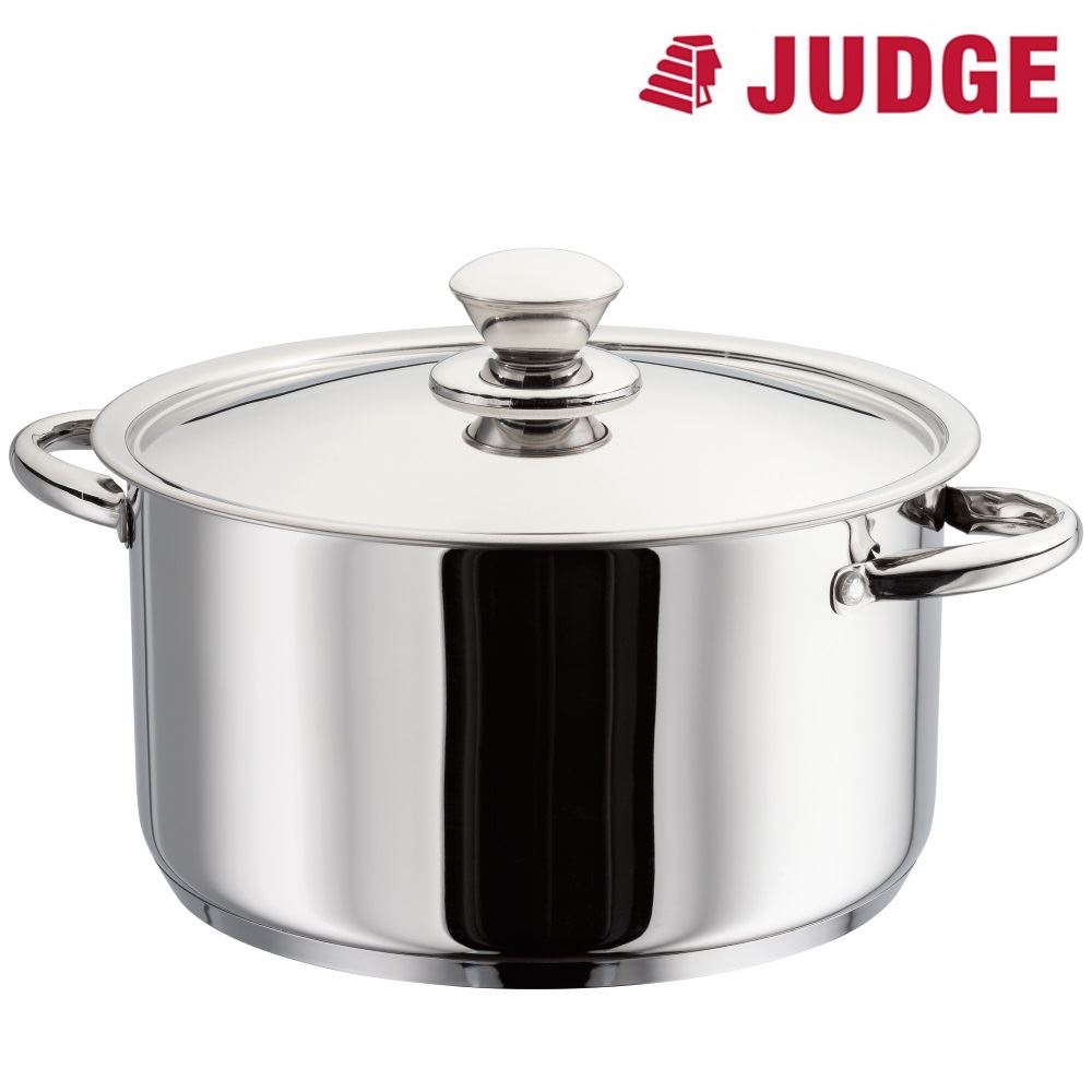 Judge Platina Polished Stainless Steel Vented Induction Casserole Pan