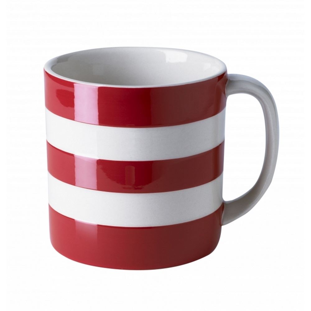 Cornishware Blue & White Stripe Sets of Coffee Cups Mugs, 6oz, 10oz or