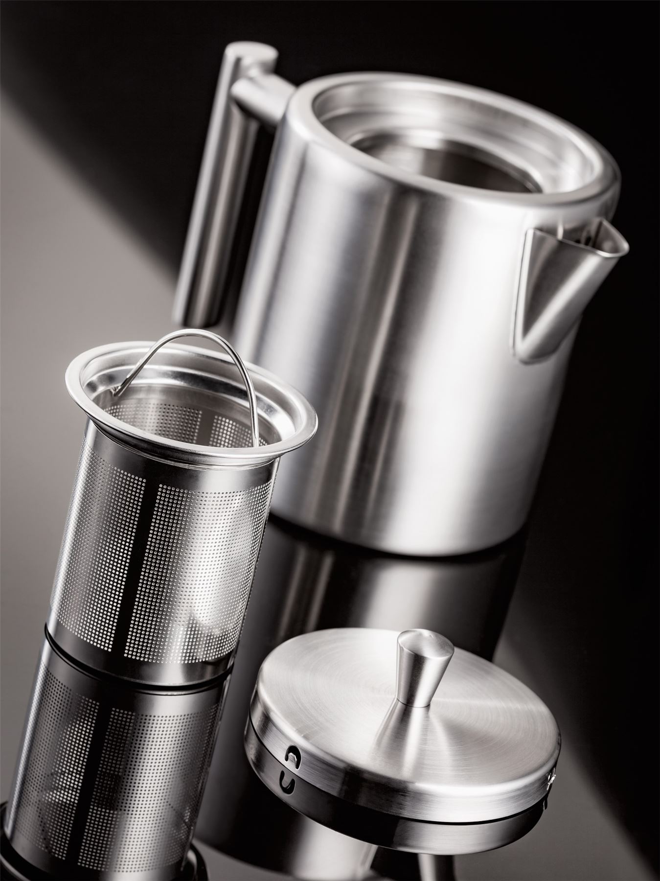 Stellar Oslo Teaware Stainless Steel 5 Cup Infuser Teapot 1 Litre eBay