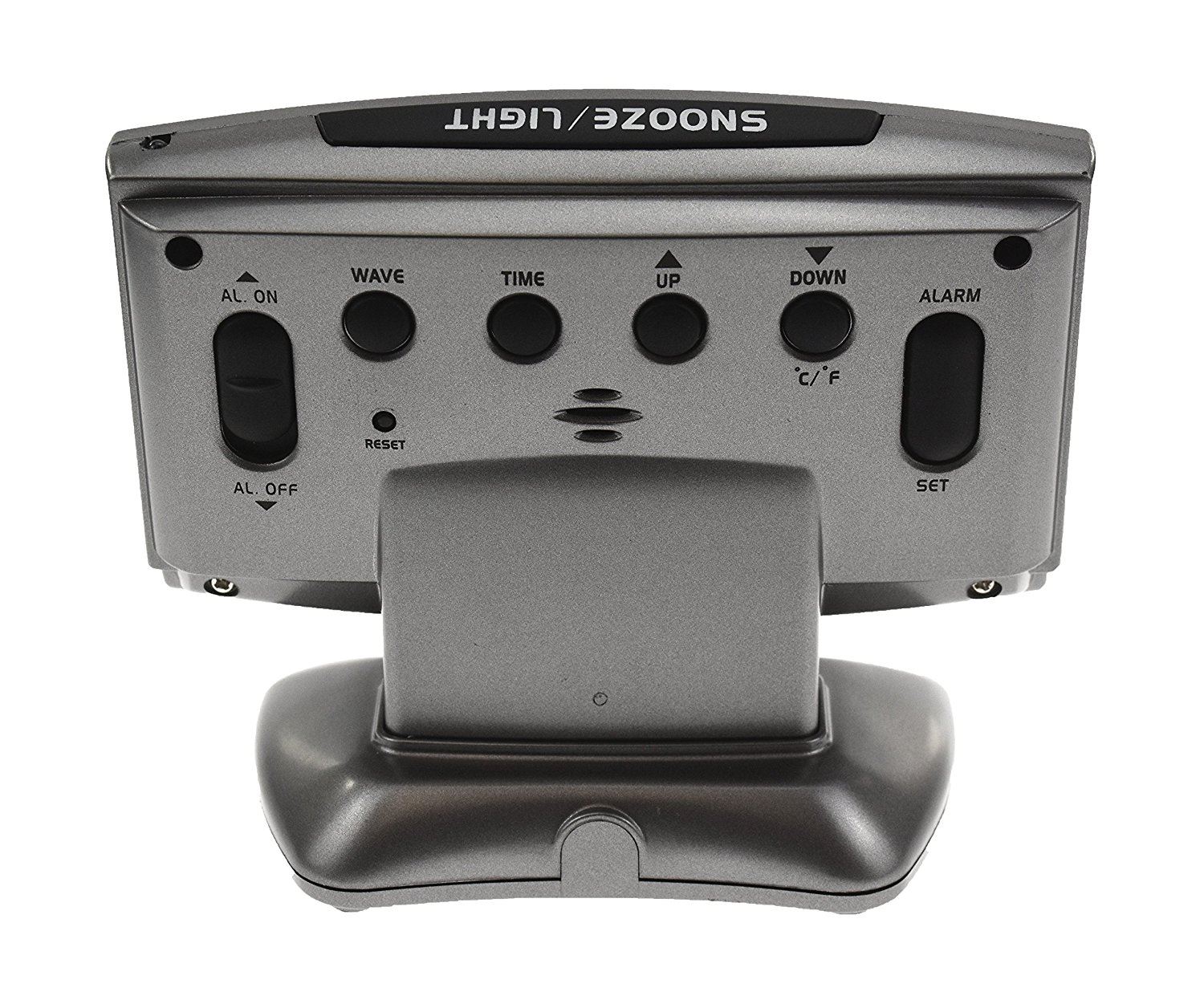 ACCTIM Cuba Radio Controlled LCD Alarm Clock with Smartlie in Silver eBay