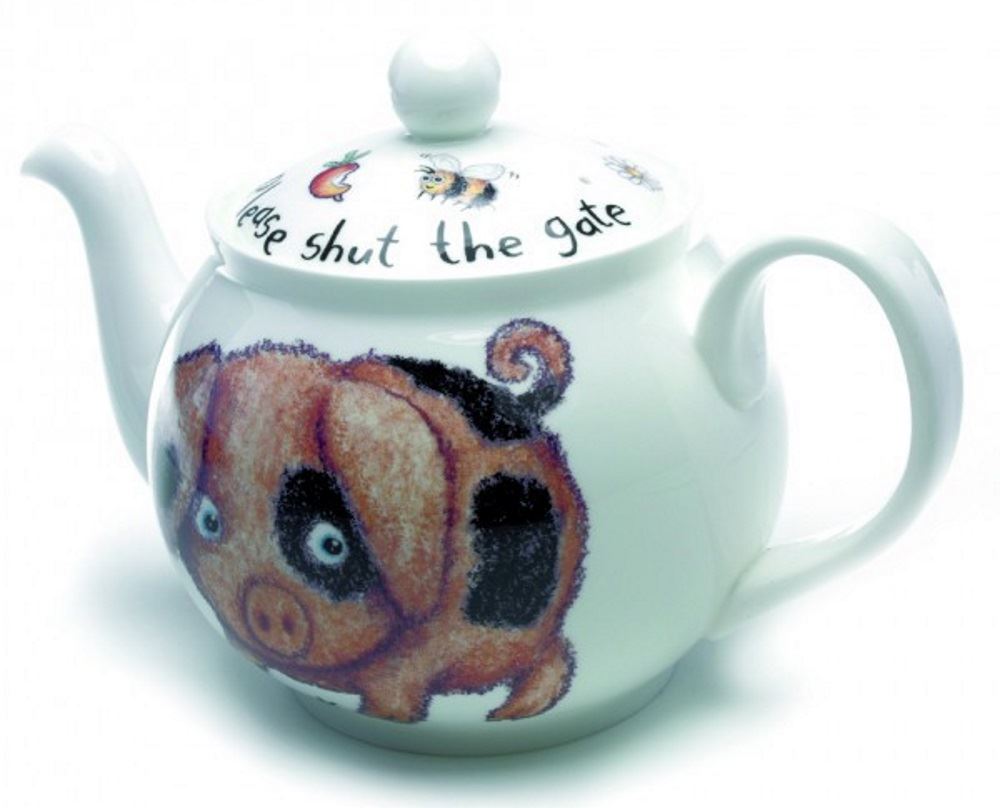 Roy Kirkham Please Shut the Gate Farm Yard Animal China Teapots eBay