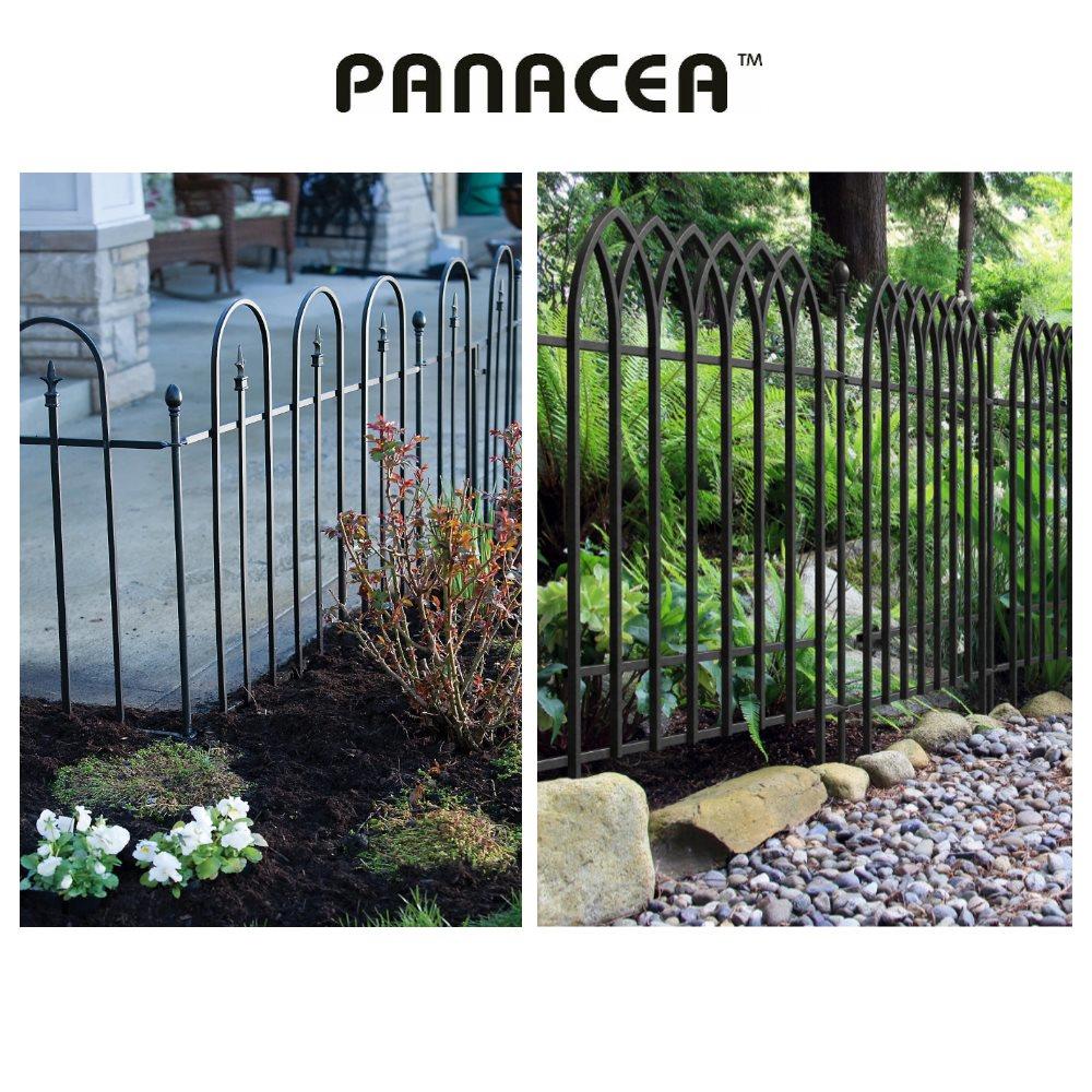Panacea Fence Panels & Post, Decorative Outdoor Garden Fencing Border